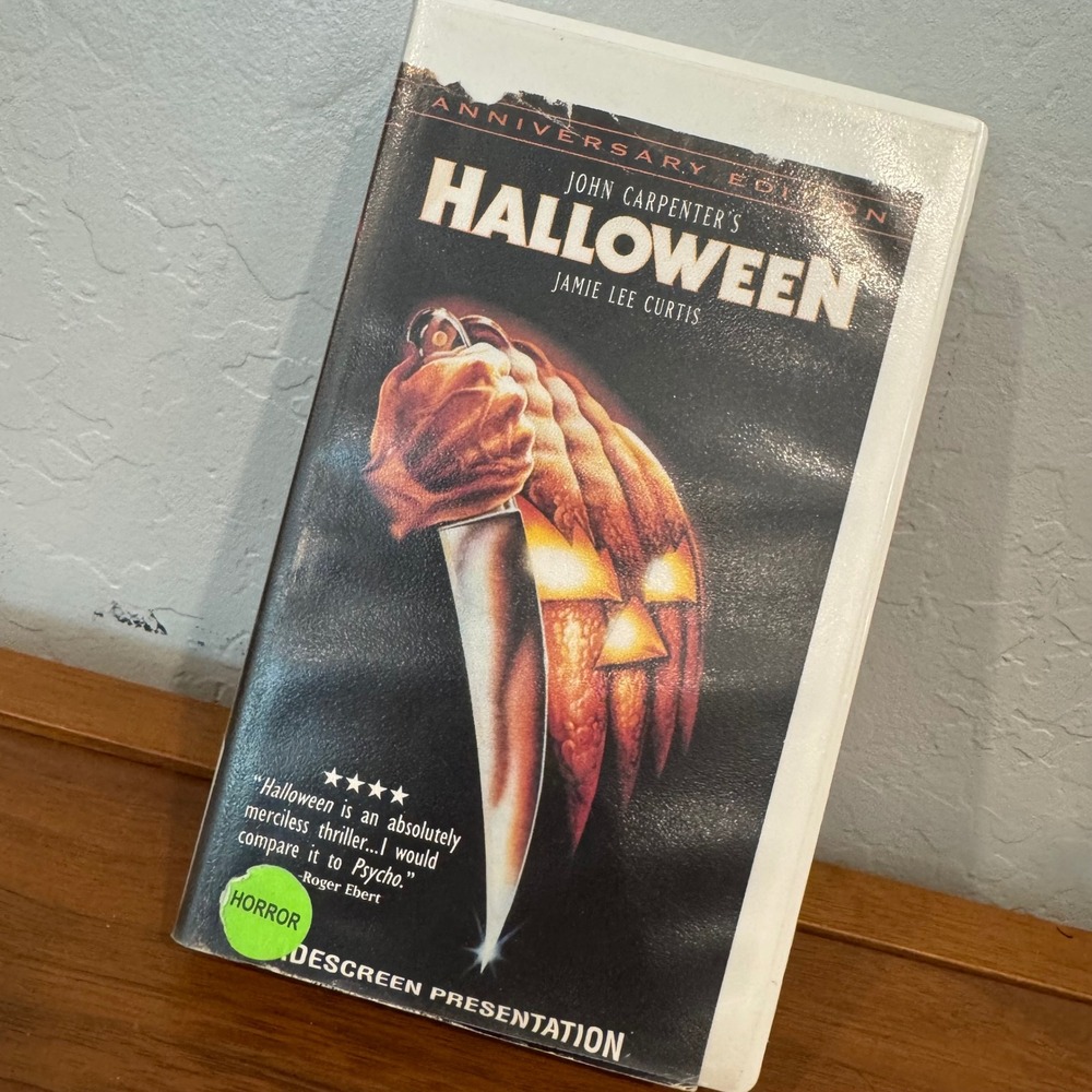 Anchor Bay Halloween VHS Movie 1997 Anniversary Edition Widescreen Clamshell